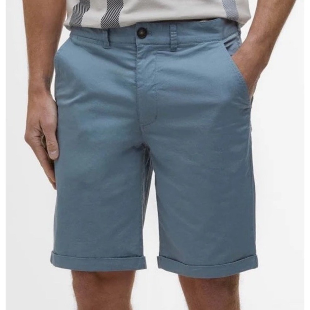 Barbour‎ Mens Smart Chino Shorts Lead Large Tailored Fit